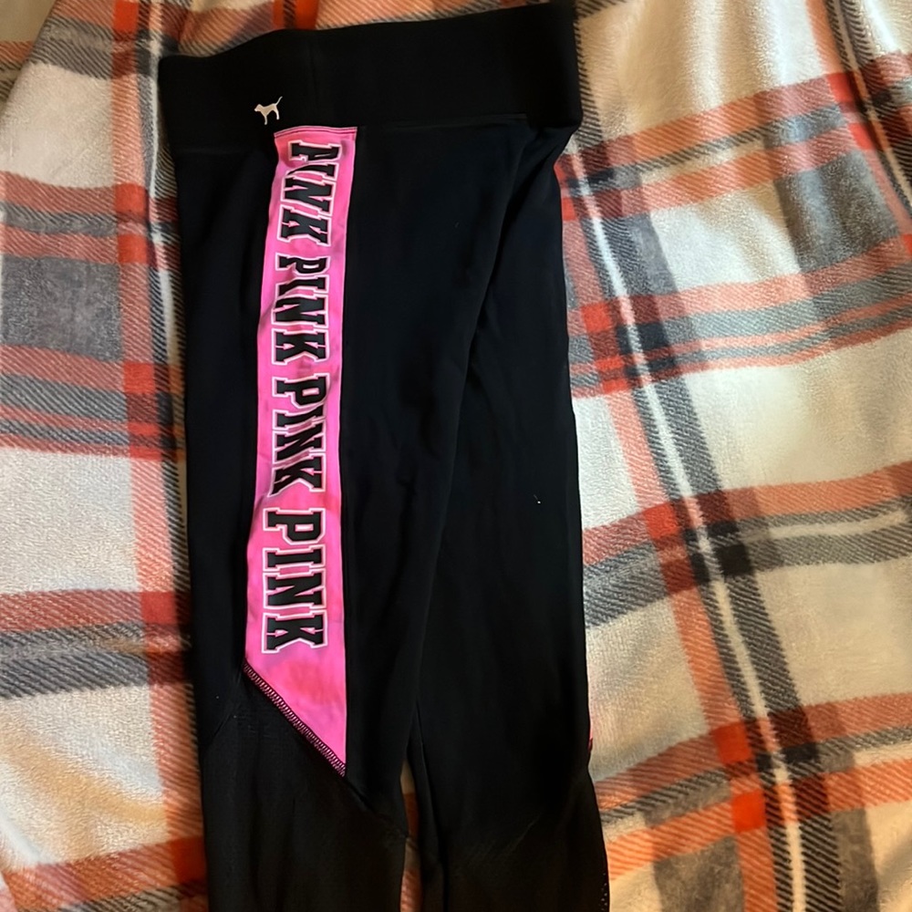 Pink workout pants